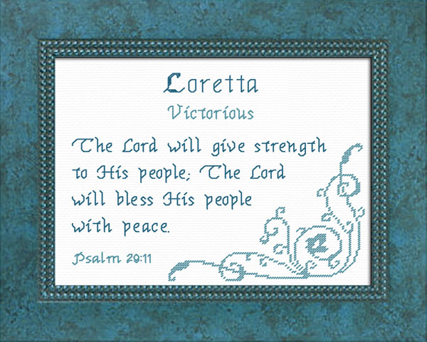 Name Blessings - Loretta