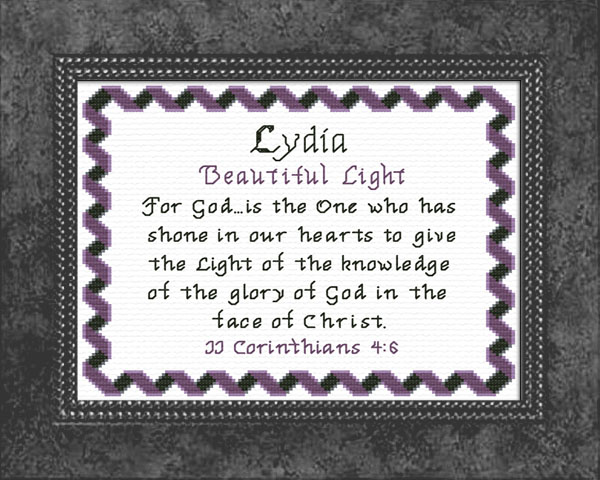 Lydia 3 Name Blessings Personalized Names with Meanings
