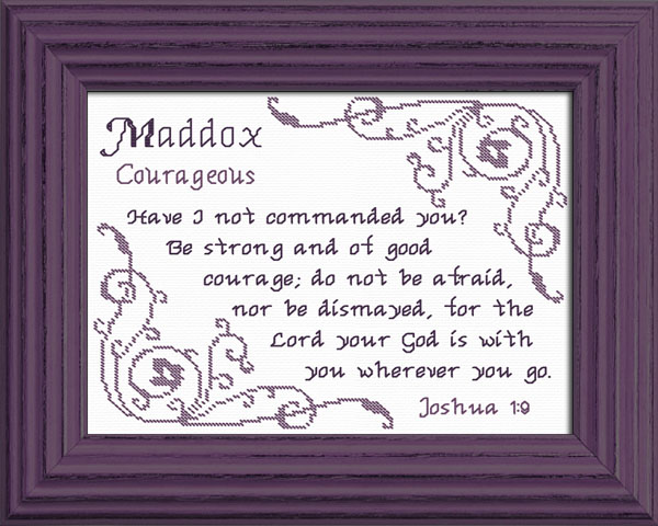 Name Blessings - Maddox3