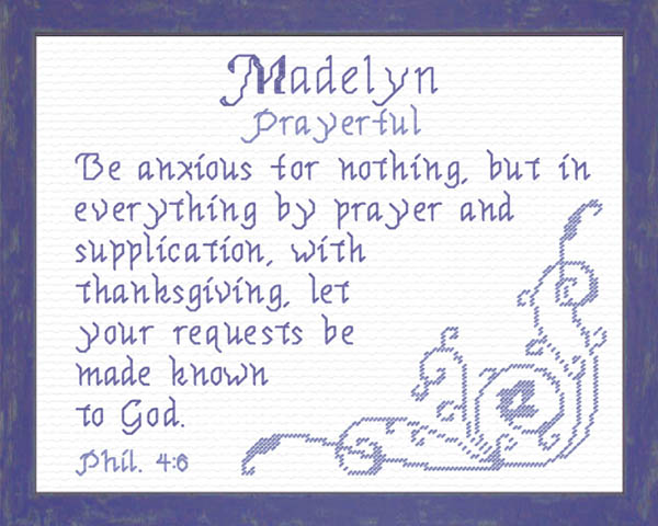 Name Blessings - Madelyn 5