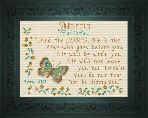 Name Blessings - Marcia