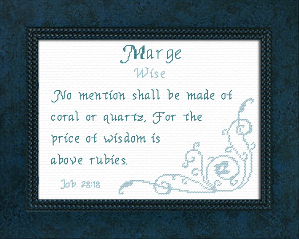 Name Blessings - Marge