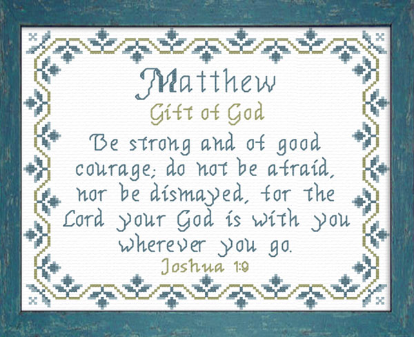 Name Blessings - Matthew6