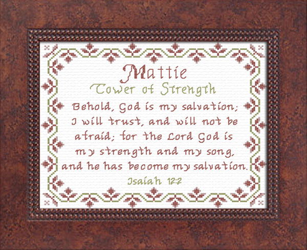 Name Blessings - Mattie