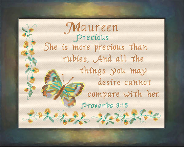 Name Blessings Maureen Personalized Names with