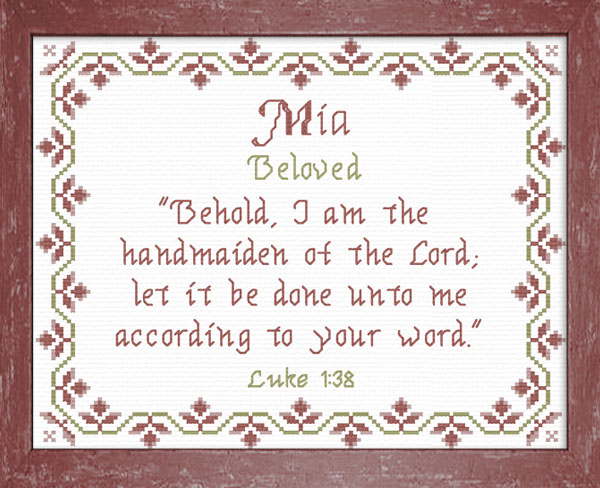 Name Blessings - Mia2