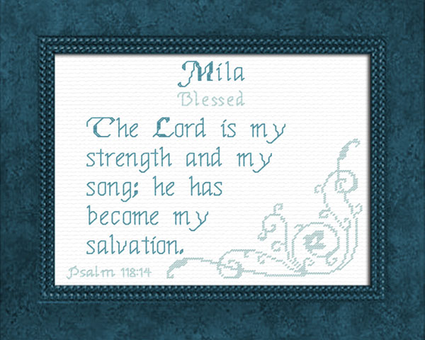 Name Blessings - Mila