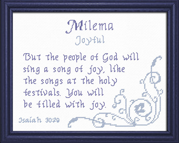 Name Blessings - Milema