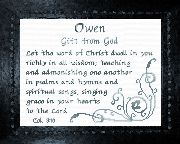 Name Blessings - Owen2
