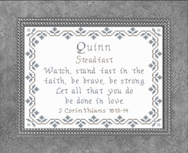 Name Blessings - Quinn