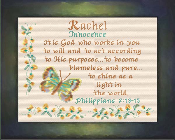 Name Blessings - Rachel2