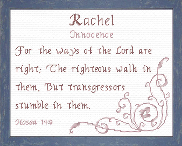 Name Blessings - Rachel3