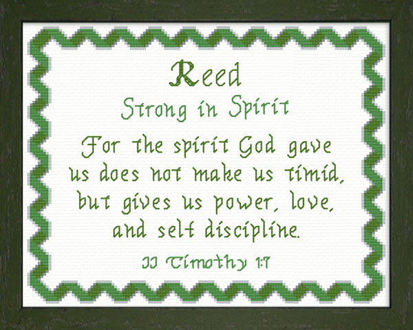 Name Blessings - Reed