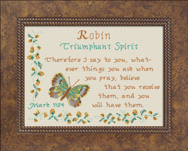 Name Blessings - Robin3