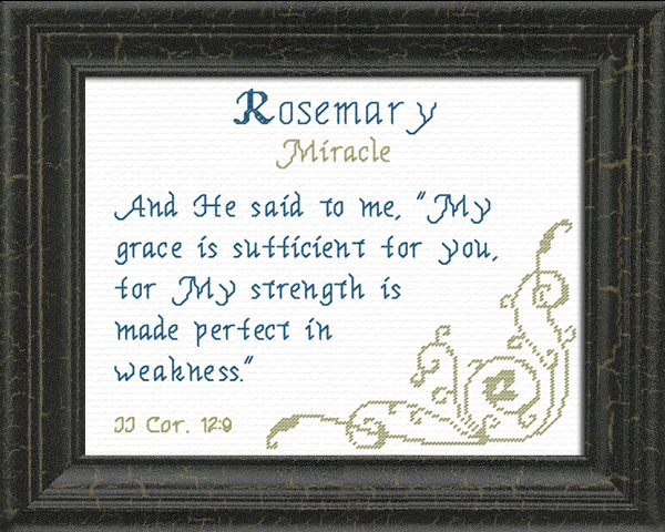 Name Blessings - Rosemary