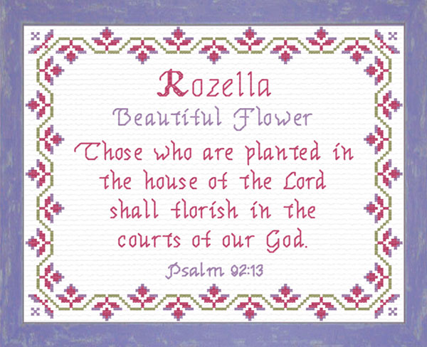 Name Blessings - Rozella