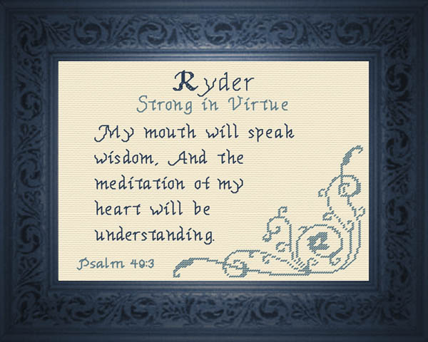 Name Blessings - Ryder