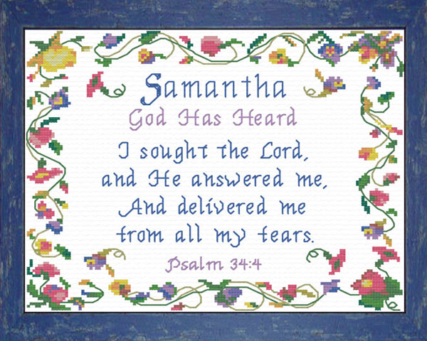 Name Blessings - Samantha2