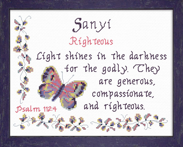 Name Blessings - Sanyi