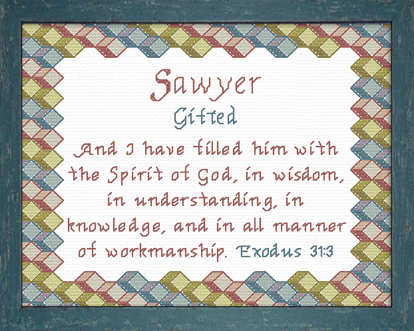 Name Blessings - Sawyer2