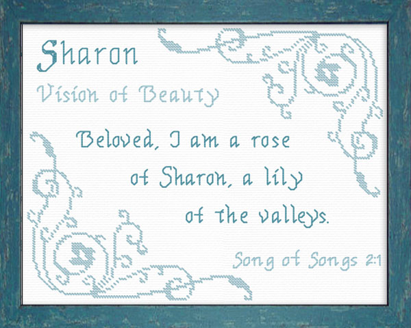 Name Blessings - Sharon3