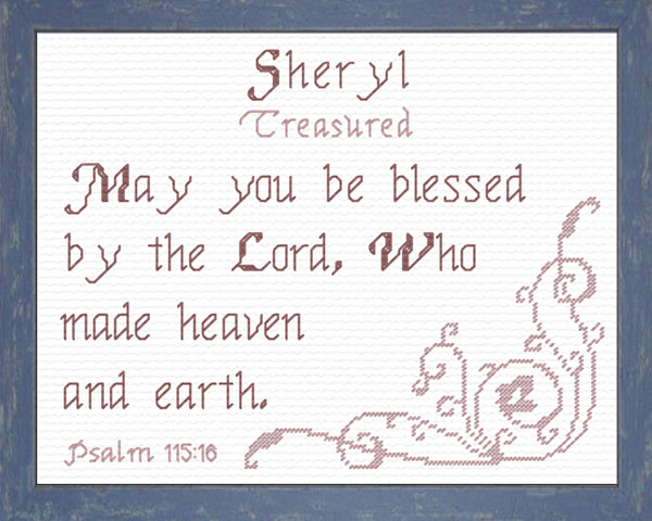 Name Blessings - Sheryl2