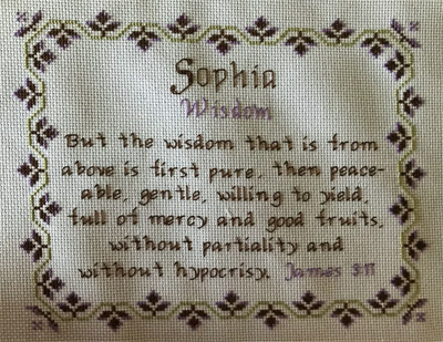 Sophia stitched by Trish Estes