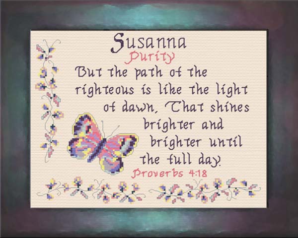 Name Blessings - Susanna