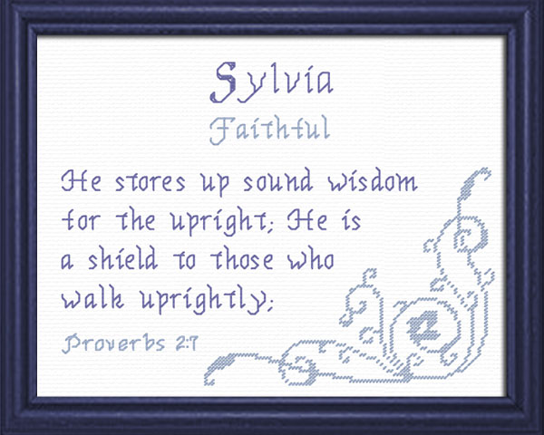 Name Blessings - Sylvia