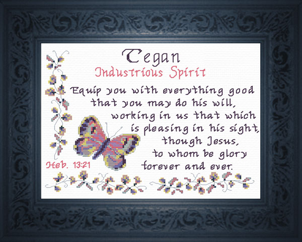 Name Blessings - Tegan