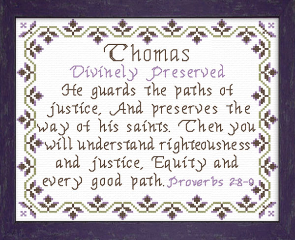 Name Blessings - Thomas3