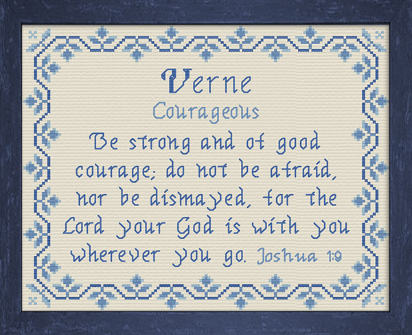 Name Blessings - Verne