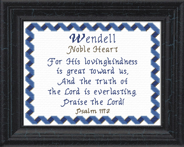Name Blessings - Wendell