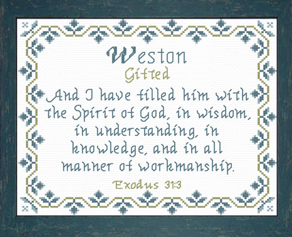 Name Blessings - Weston2