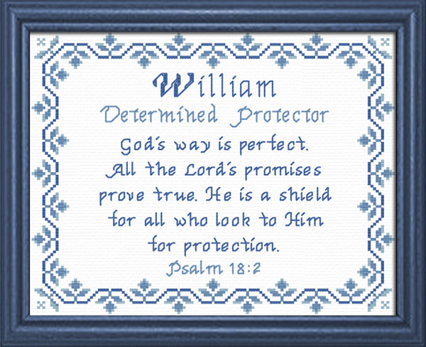 Name Blessings - William6