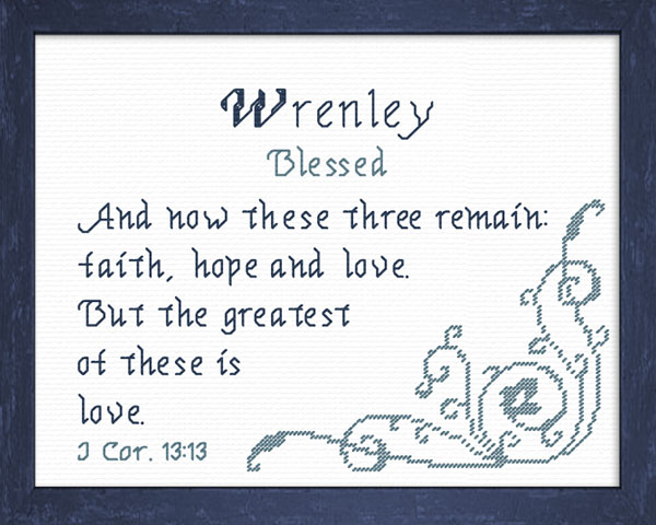 Name Blessings - Wrenley