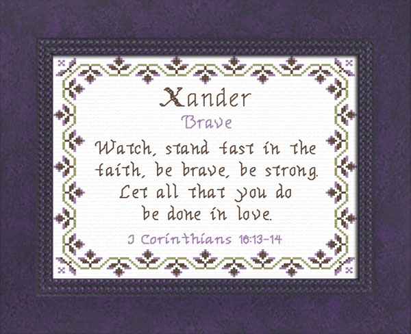 Xander Name Blessings Personalized Names with Meanings and ...