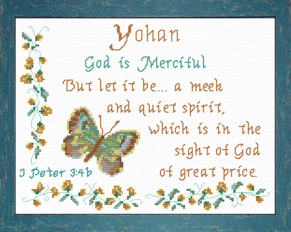 Name Blessings - Yohan