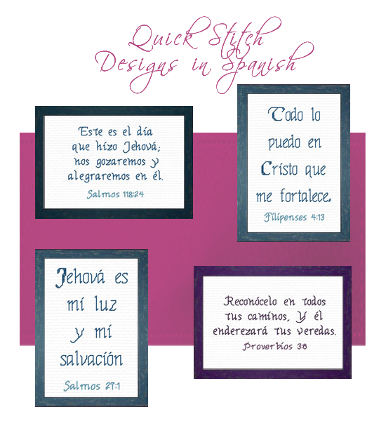 Spanish Quick Stitch designs half off