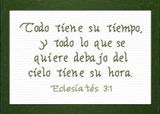 Tiempo -  Eclesiates 3:1